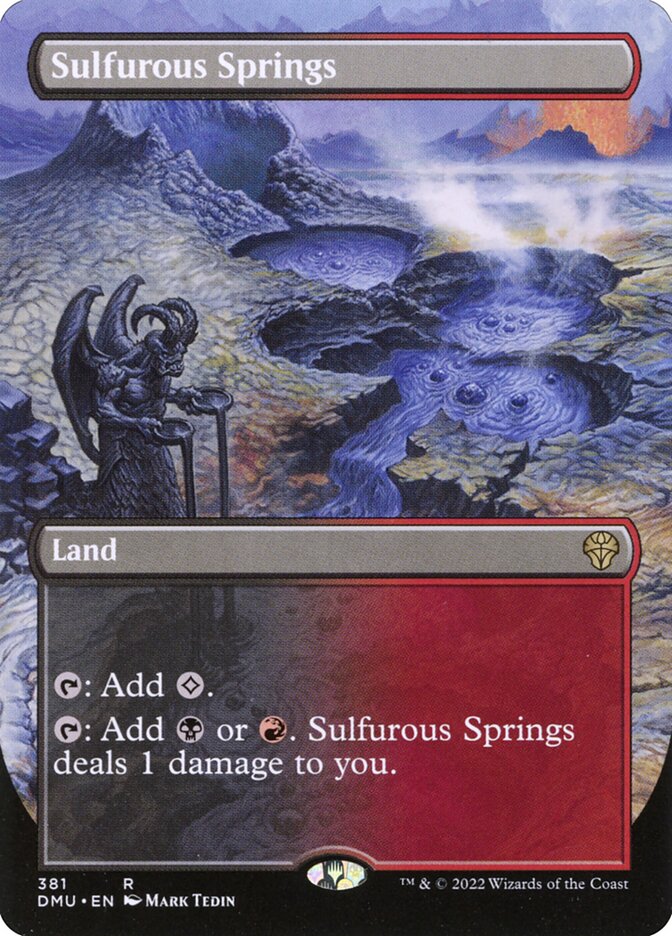 Magic the Gathering Card - Sulfurous Springs - MTG Circle