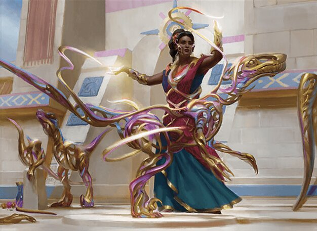 MTG Historic Brawl Saheeli The Suns Brilliance Deck played by Maskedmakrel - 75d8a0. Explore the key cards and strategic choices that dominate the current meta.