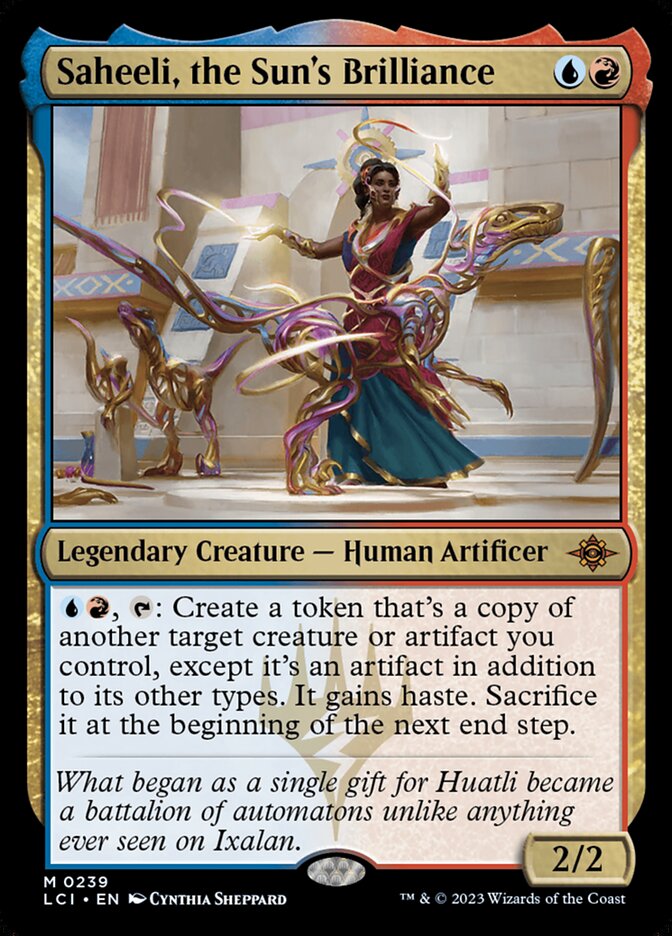 Magic the Gathering Card - Saheeli, the Sun's Brilliance - MTG Circle