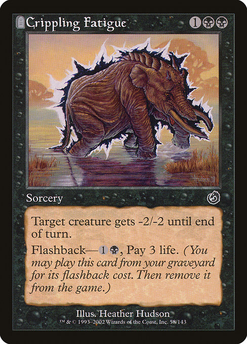 Magic the Gathering Card - Crippling Fatigue - MTG Circle