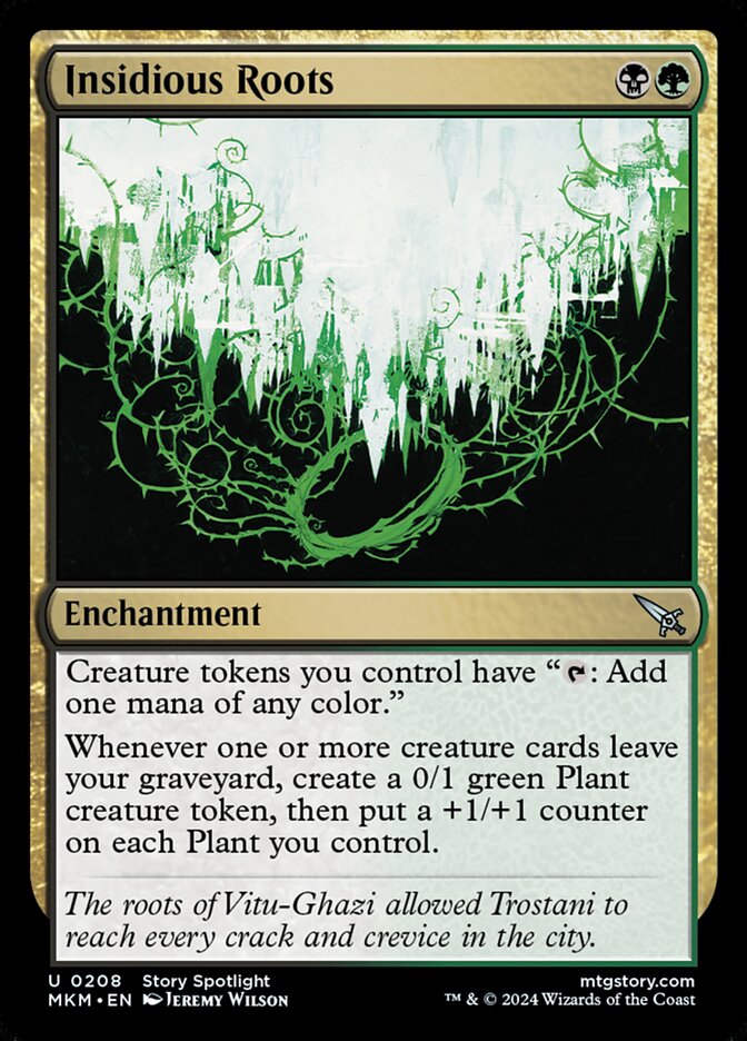 Magic the Gathering Card - Insidious Roots - MTG Circle