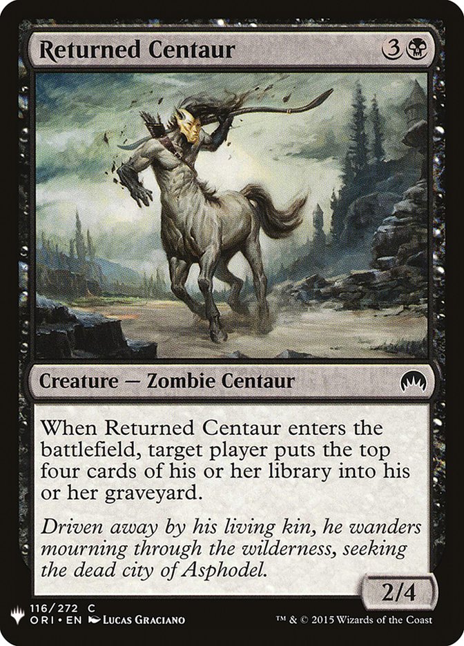Magic the Gathering Card - Returned Centaur - MTG Circle