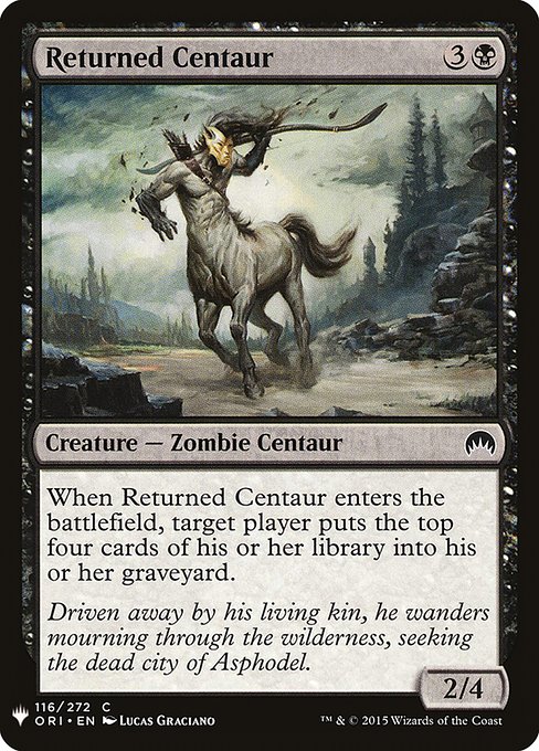 Magic the Gathering Card - Returned Centaur - MTG Circle