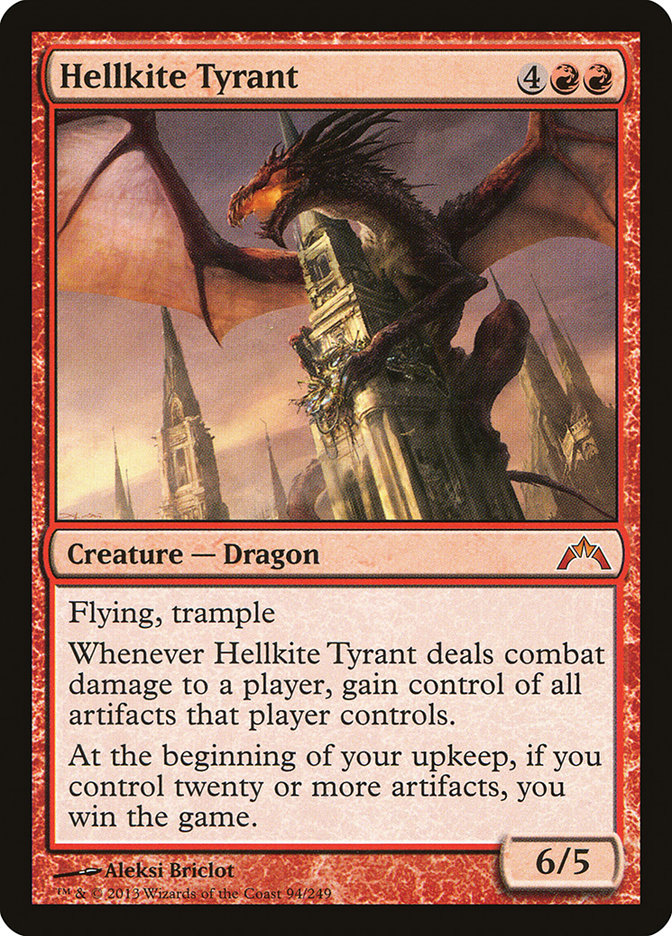 Magic the Gathering Card - Hellkite Tyrant - MTG Circle