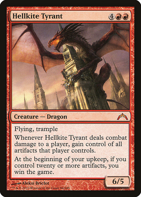 Magic the Gathering Card - Hellkite Tyrant - MTG Circle
