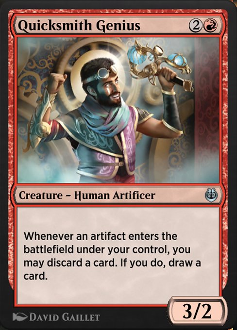 Magic the Gathering Card - Quicksmith Genius - MTG Circle