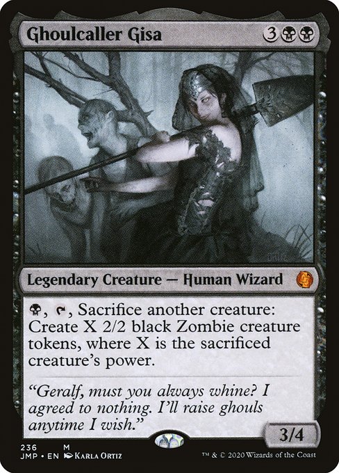 Magic the Gathering Card - Ghoulcaller Gisa - MTG Circle