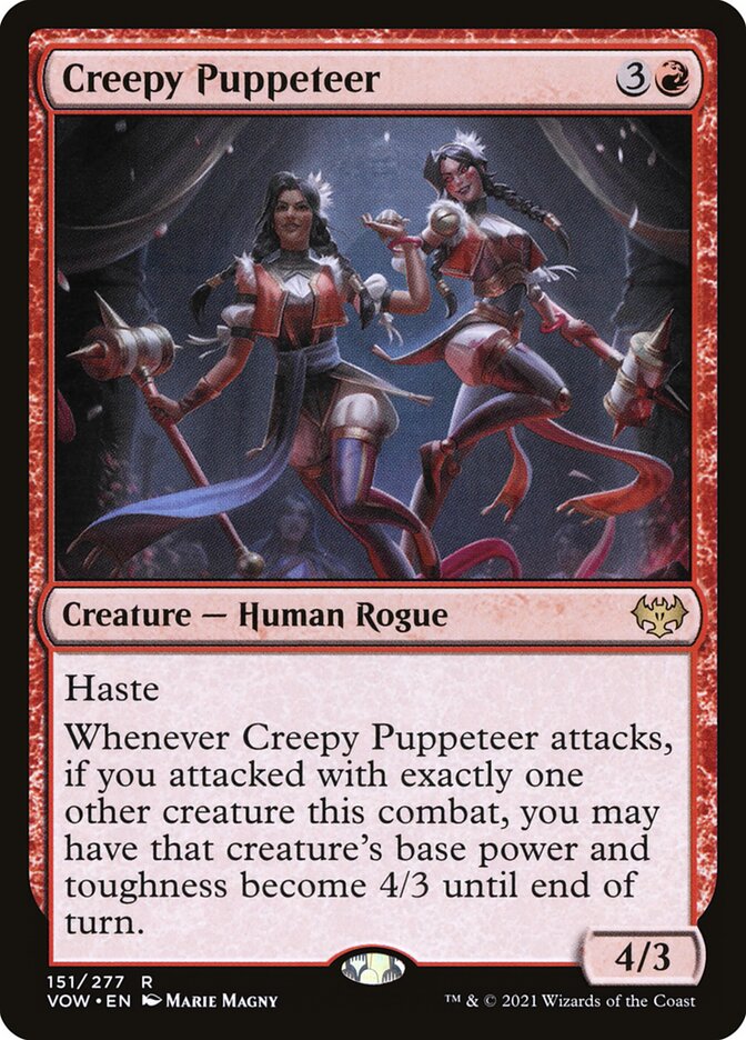 Magic the Gathering Card - Creepy Puppeteer - MTG Circle