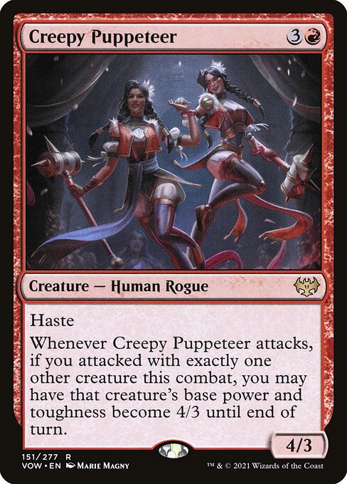 Magic the Gathering Card - Creepy Puppeteer - MTG Circle