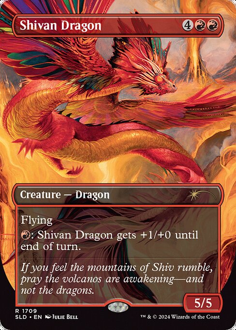 Magic the Gathering Card - Shivan Dragon - MTG Circle