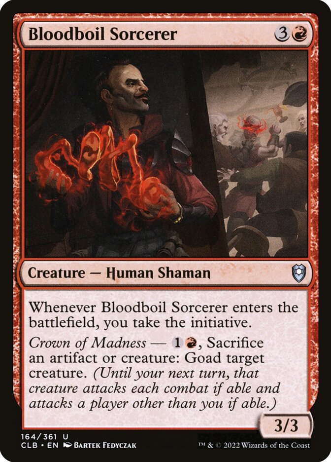 Magic the Gathering Card - Bloodboil Sorcerer - MTG Circle