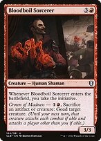 Magic the Gathering Card - Bloodboil Sorcerer - MTG Circle