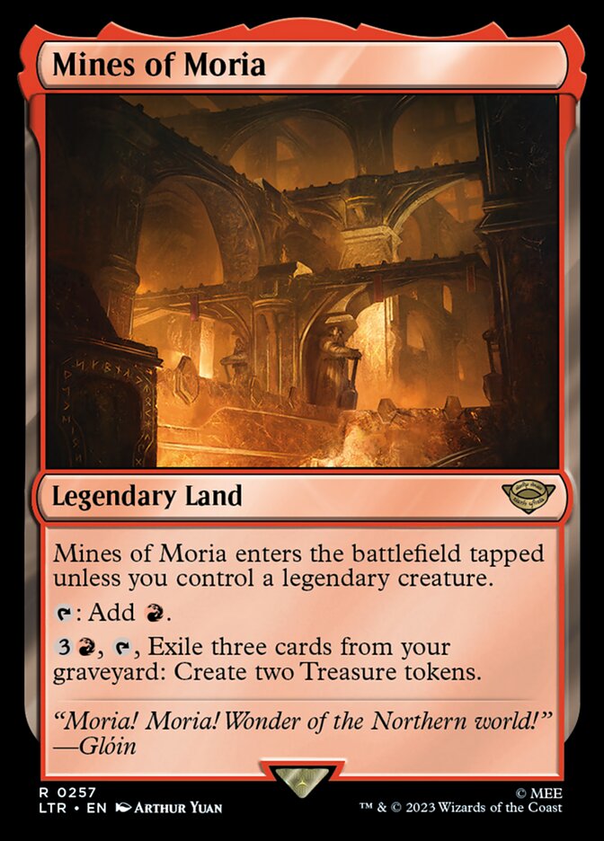 Magic the Gathering Card - Mines of Moria - MTG Circle