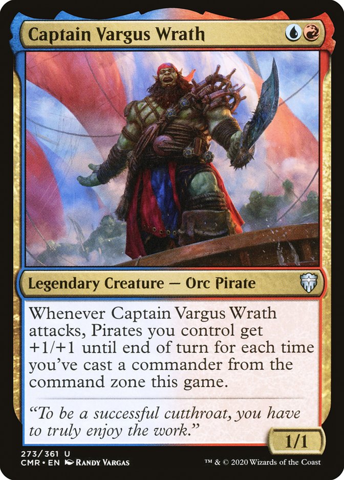 Magic the Gathering Card - Captain Vargus Wrath - MTG Circle