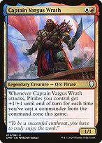 Magic the Gathering Card - Captain Vargus Wrath - MTG Circle