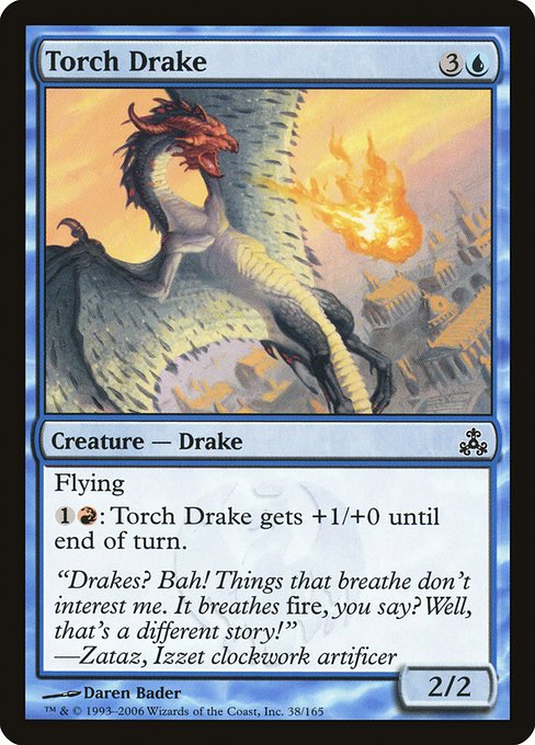 Magic the Gathering Card - Torch Drake - MTG Circle
