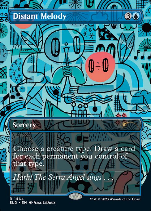 Magic the Gathering Card - Distant Melody - MTG Circle