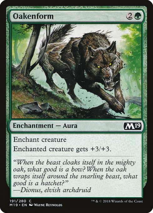 Magic the Gathering Card - Oakenform - MTG Circle