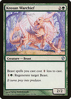 Magic the Gathering Card - Krosan Warchief - MTG Circle