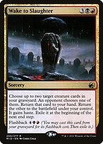 Magic the Gathering Card - Wake to Slaughter - MTG Circle