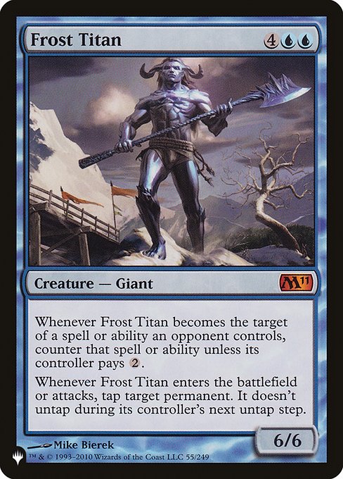 Magic the Gathering Card - Frost Titan - MTG Circle