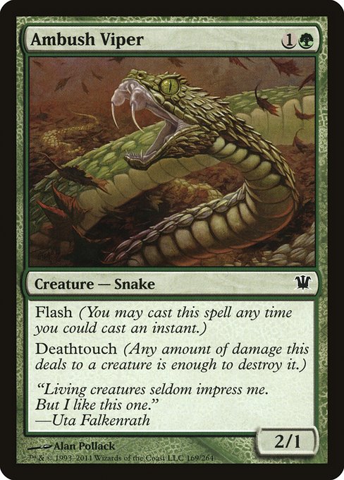Magic the Gathering Card - Ambush Viper - MTG Circle