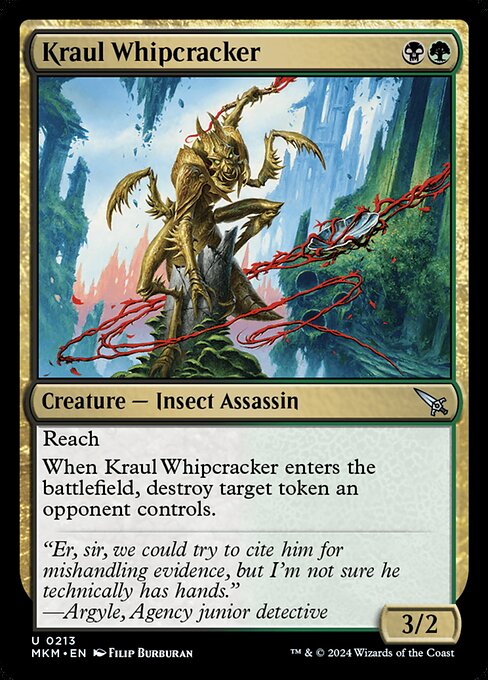 Magic the Gathering Card - Kraul Whipcracker - MTG Circle