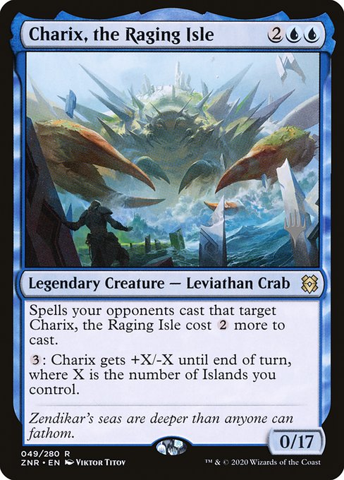 Magic the Gathering Card - Charix, the Raging Isle - MTG Circle