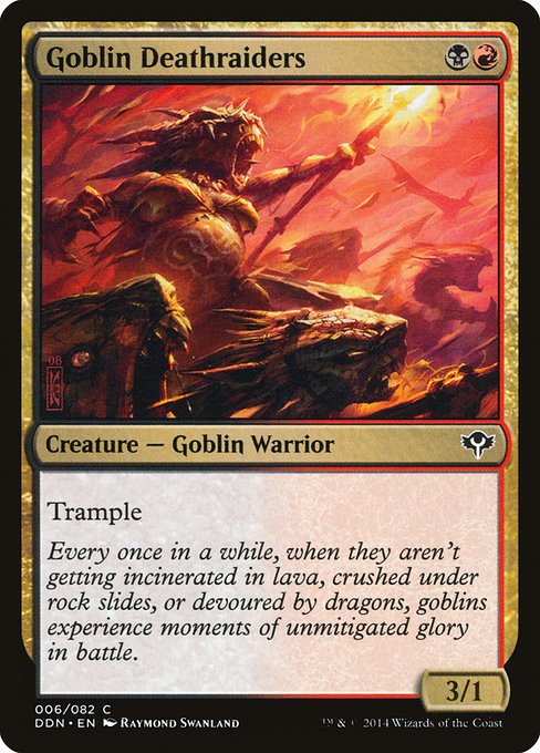 Magic the Gathering Card - Goblin Deathraiders - MTG Circle