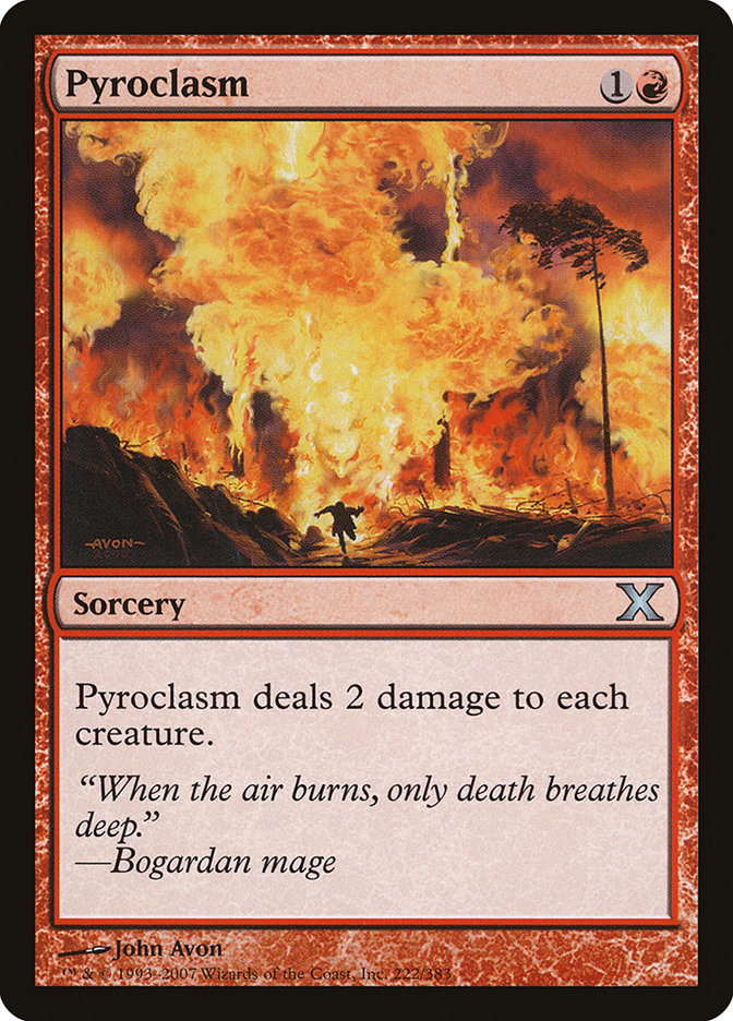 Magic the Gathering Card - Pyroclasm - MTG Circle