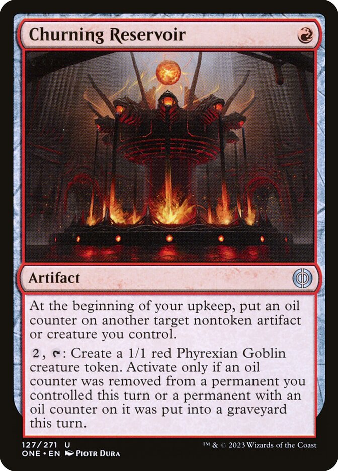 Magic the Gathering Card - Churning Reservoir - MTG Circle