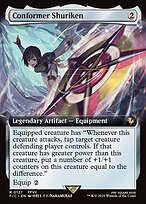 Magic the Gathering Card - Conformer Shuriken - MTG Circle