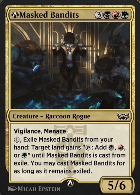 Magic the Gathering Card - A-Masked Bandits - MTG Circle