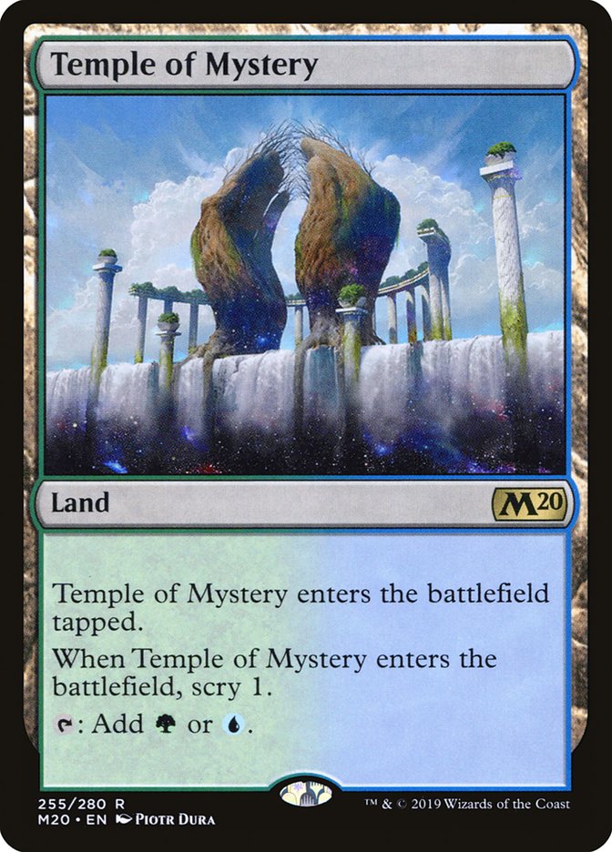 Magic the Gathering Card - Temple of Mystery - MTG Circle