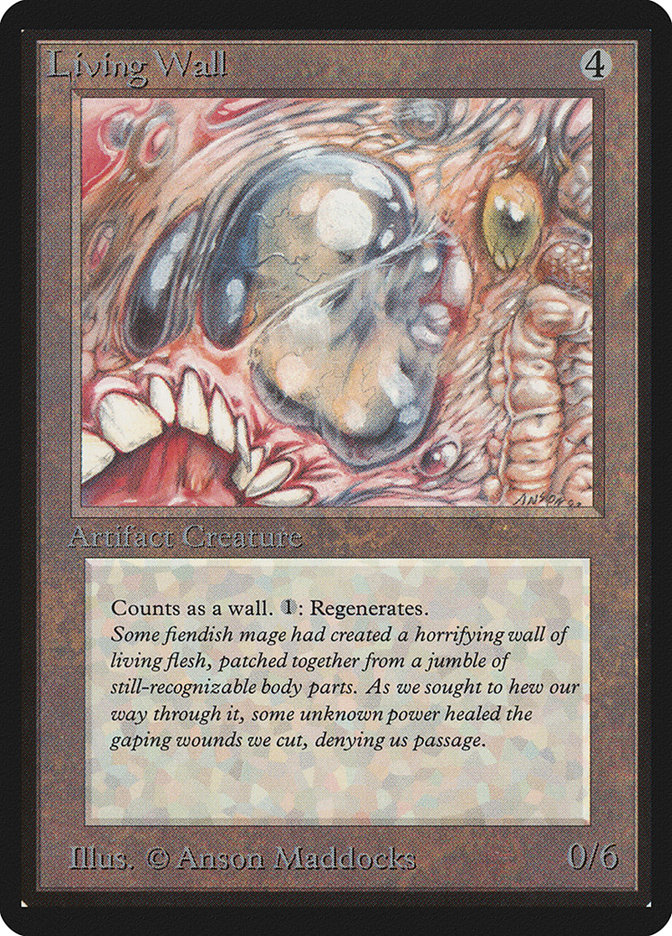 Magic the Gathering Card - Living Wall - MTG Circle