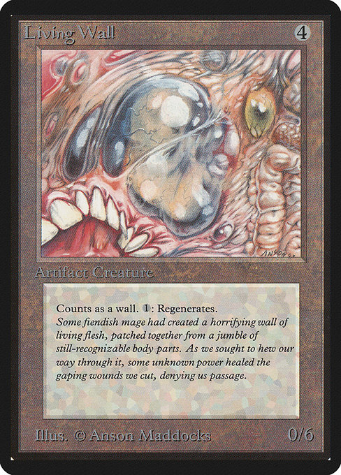 Magic the Gathering Card - Living Wall - MTG Circle