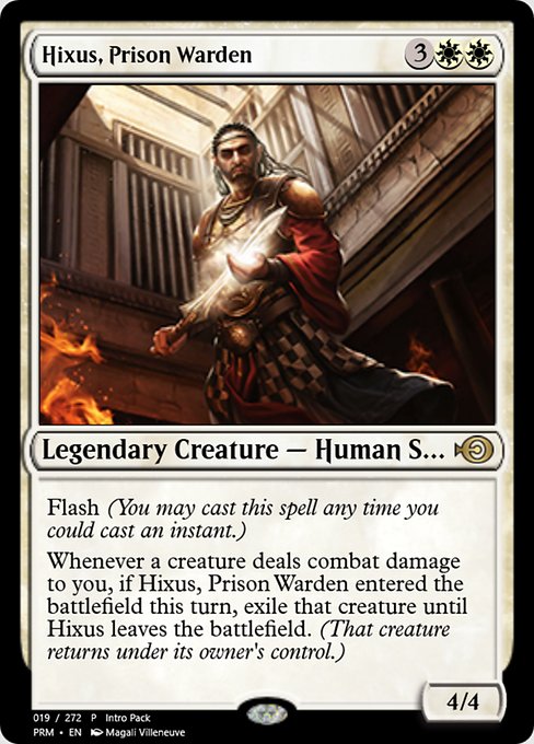 Magic the Gathering Card - Hixus, Prison Warden - MTG Circle