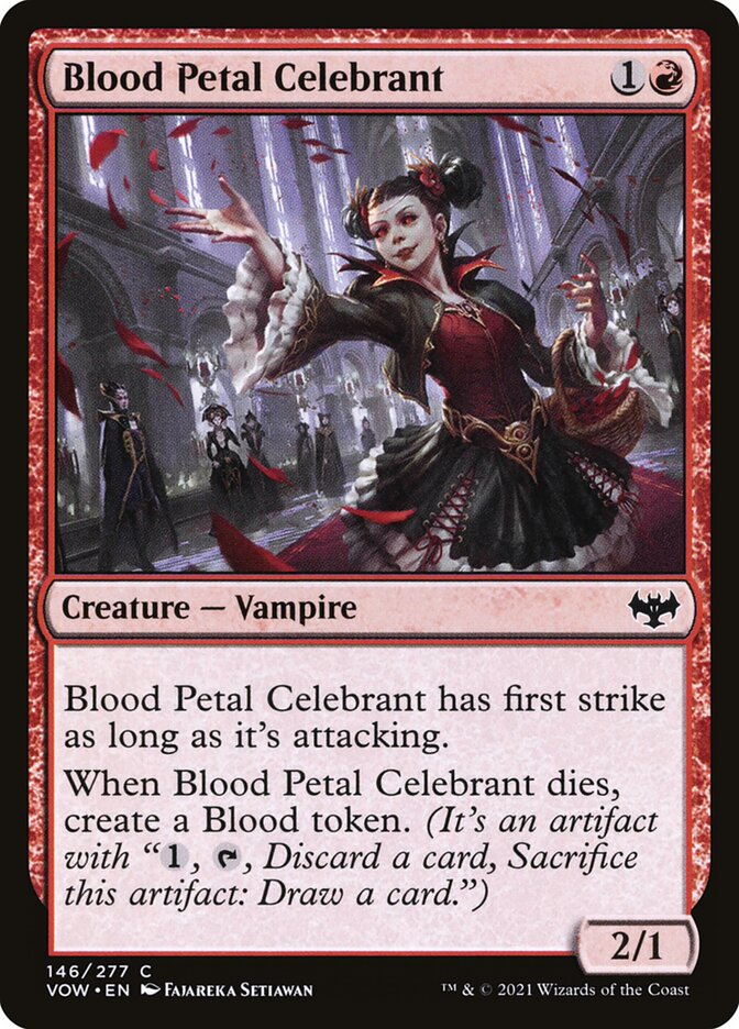Magic the Gathering Card - Blood Petal Celebrant - MTG Circle