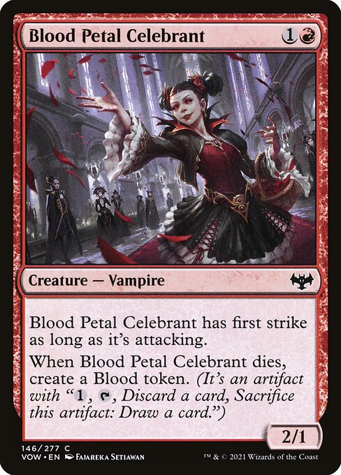 Magic the Gathering Card - Blood Petal Celebrant - MTG Circle
