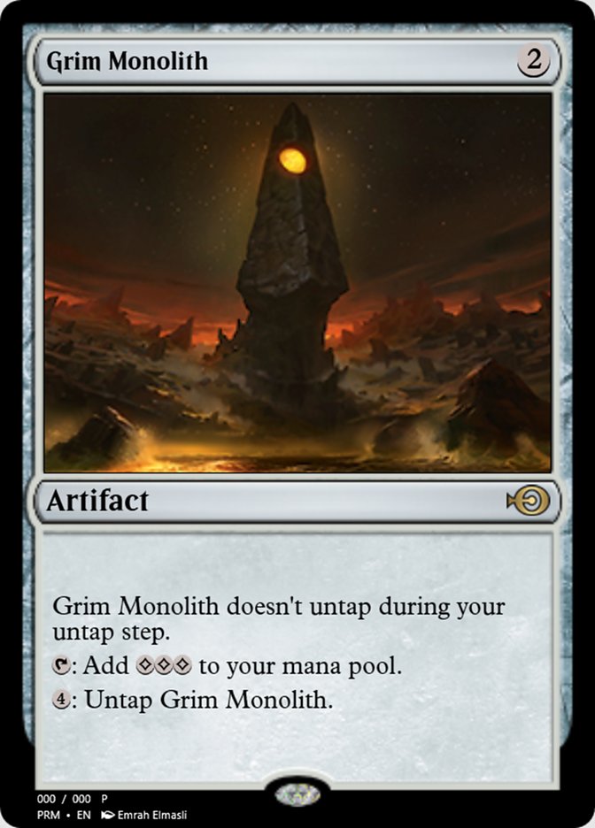 Magic the Gathering Card - Grim Monolith - MTG Circle
