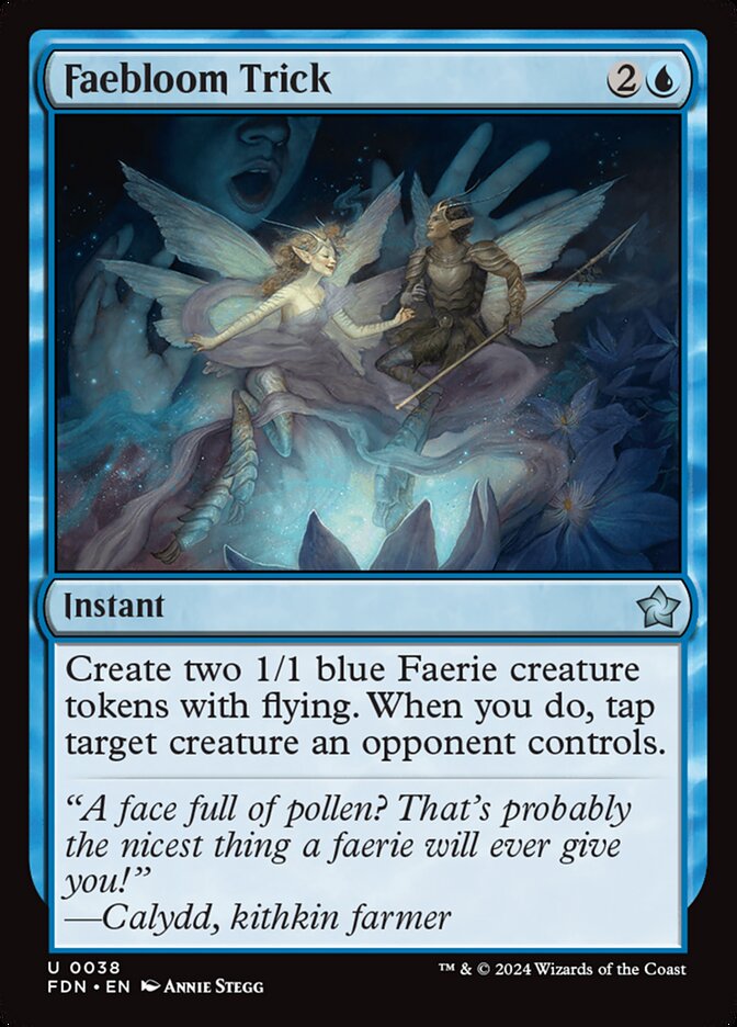 Magic the Gathering Card - Faebloom Trick - MTG Circle