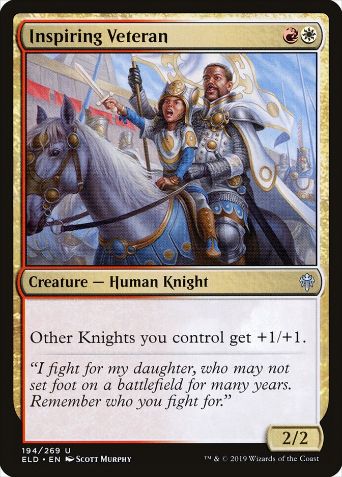 Magic the Gathering Card - Inspiring Veteran - MTG Circle