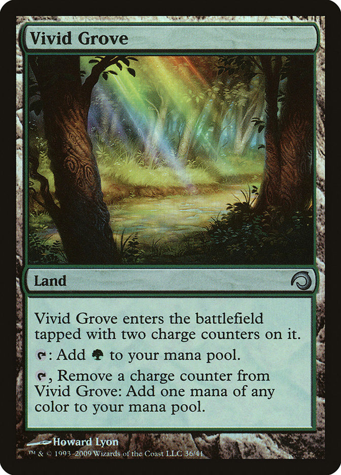 Magic the Gathering Card - Vivid Grove - MTG Circle