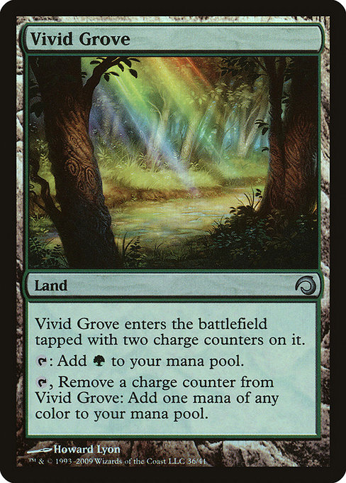 Magic the Gathering Card - Vivid Grove - MTG Circle