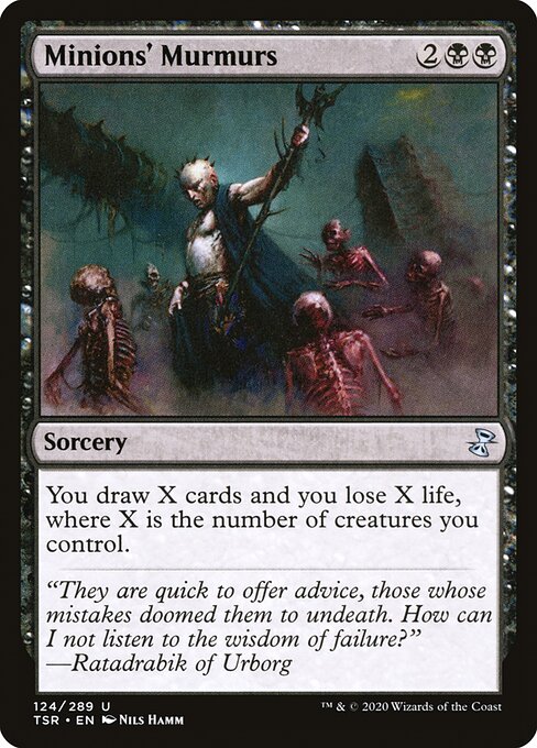 Magic the Gathering Card - Minions' Murmurs - MTG Circle