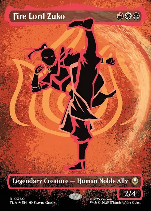 Magic the Gathering Card - Fire Lord Zuko - MTG Circle