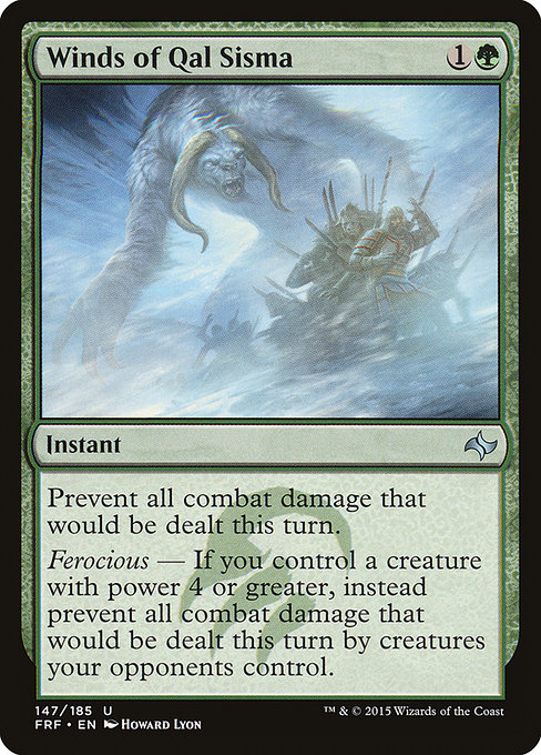 Magic the Gathering Card - Winds of Qal Sisma - MTG Circle