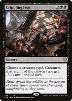 Magic the Gathering Card - Crippling Fear - MTG Circle