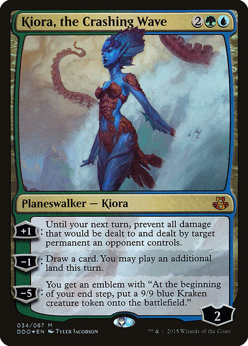 Magic the Gathering Card - Kiora, the Crashing Wave - MTG Circle