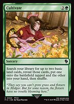 Magic the Gathering Card - Cultivate - MTG Circle